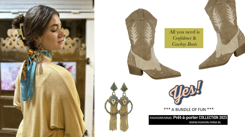 CONFIDENCE AND COWBOY BOOTS!