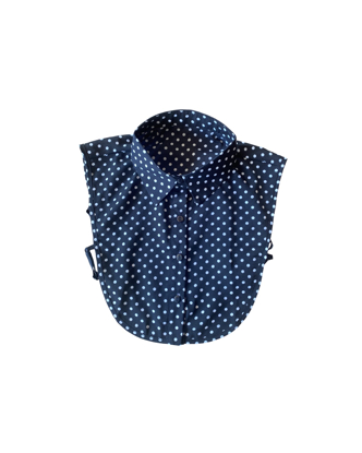 COLLAR DOTS BLUE