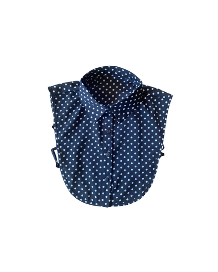 COLLAR DOTS BLUE