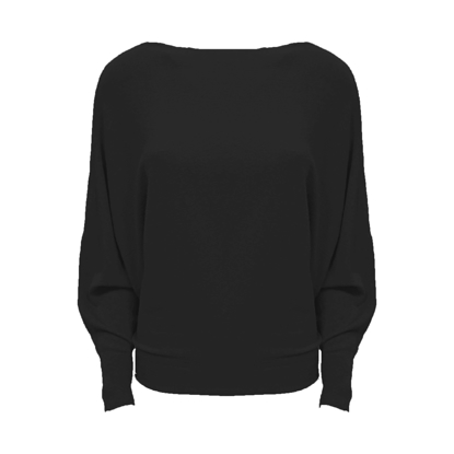 TOP VLEERMUIS BLACK