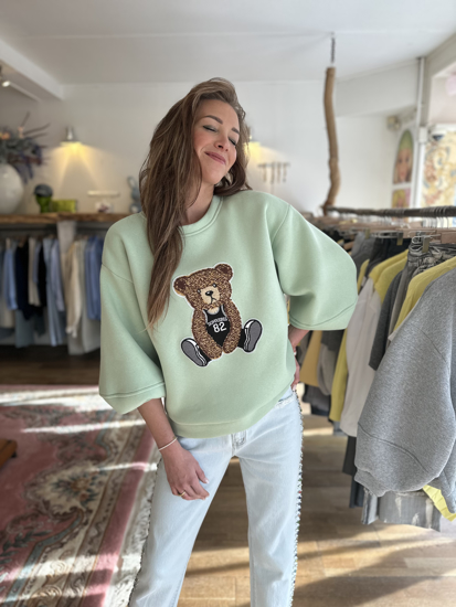 SWEATER BEAR GREEN