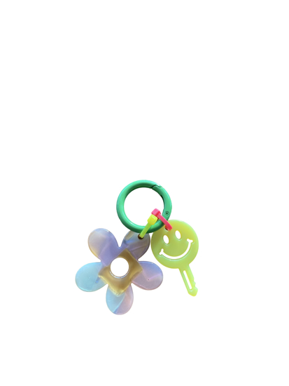 KEYCHAIN FLOWER & KEY