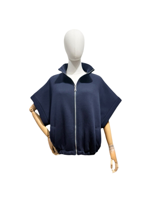 CARDIGAN ZIPPER NAVY BLUE