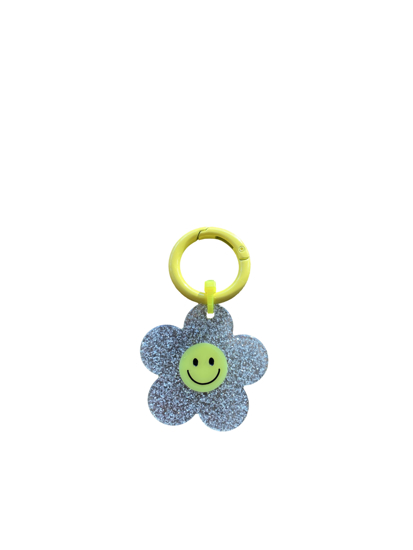 KEYCHAIN FLOWER BLUE