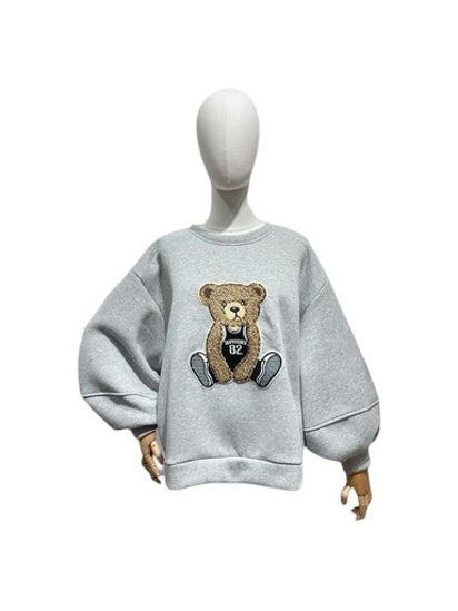 SWEATER BEAR GREY