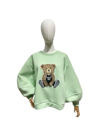 SWEATER BEAR PISTACHE