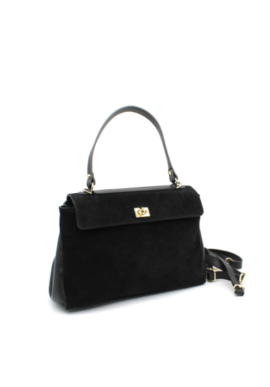 SUEDE BAG BLACK