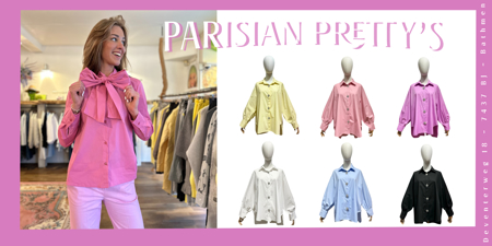 Picture for category BLOUSE COTTON SILVER DIAMOND BUTTON