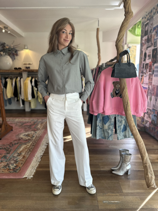 BLOUSE BASIC GREY