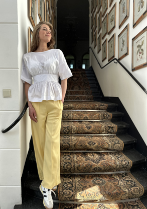 FLARED PANT YELLOW