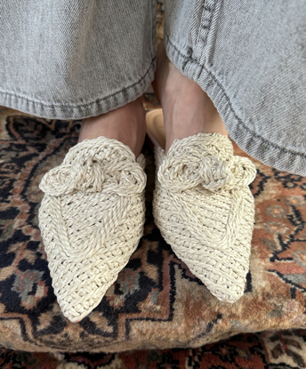 EMBROIDERED MULES