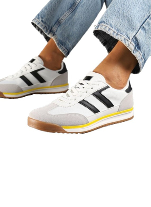  SNEAKER STRIPED BLACK 
