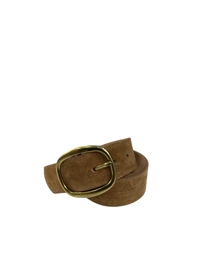 BELT SUEDE CAMEL 