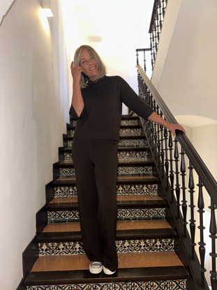 PANT KNITTED NATASHA BROWN