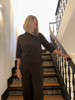 PANT KNITTED NATASHA BROWN