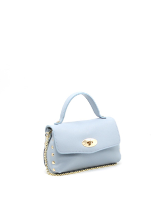 BAG LEATHER BABY BLUE