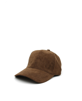 CAP VELVET BROWN