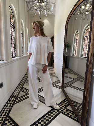 PANT KNITTED NATASHA ECRU