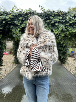 JACKET FAUX FUR CHEETA