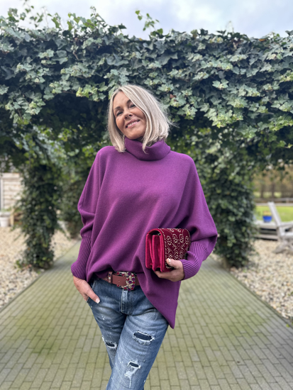SWEATER COL NATACHA PURPLE