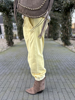  RIBBED JOGPANTS YELLOW